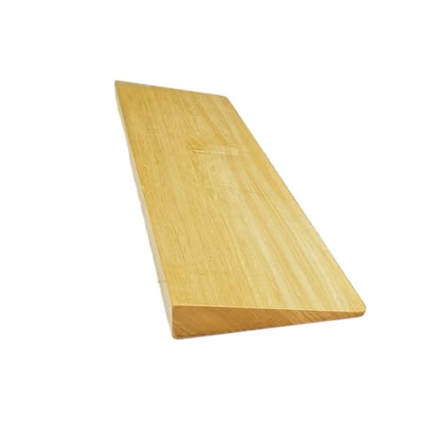 Türschwellenrampe Saugroboter, Türschwellenrampe aus Holz, Rampe Türschwelle, Türschwellenrampen Schwellenrampe, Staubsauger Roboter Rampe, Rollstuhlrampe Türschwelle (Size : 80 * 8 * 1.5cm) von PRIMUZ