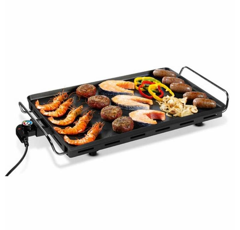 PRINCESS Kontaktgrill Princess Grillplatte Kontaktgrill Tischgrill Aluminium 36 x 60 cm, 2500 W von PRINCESS