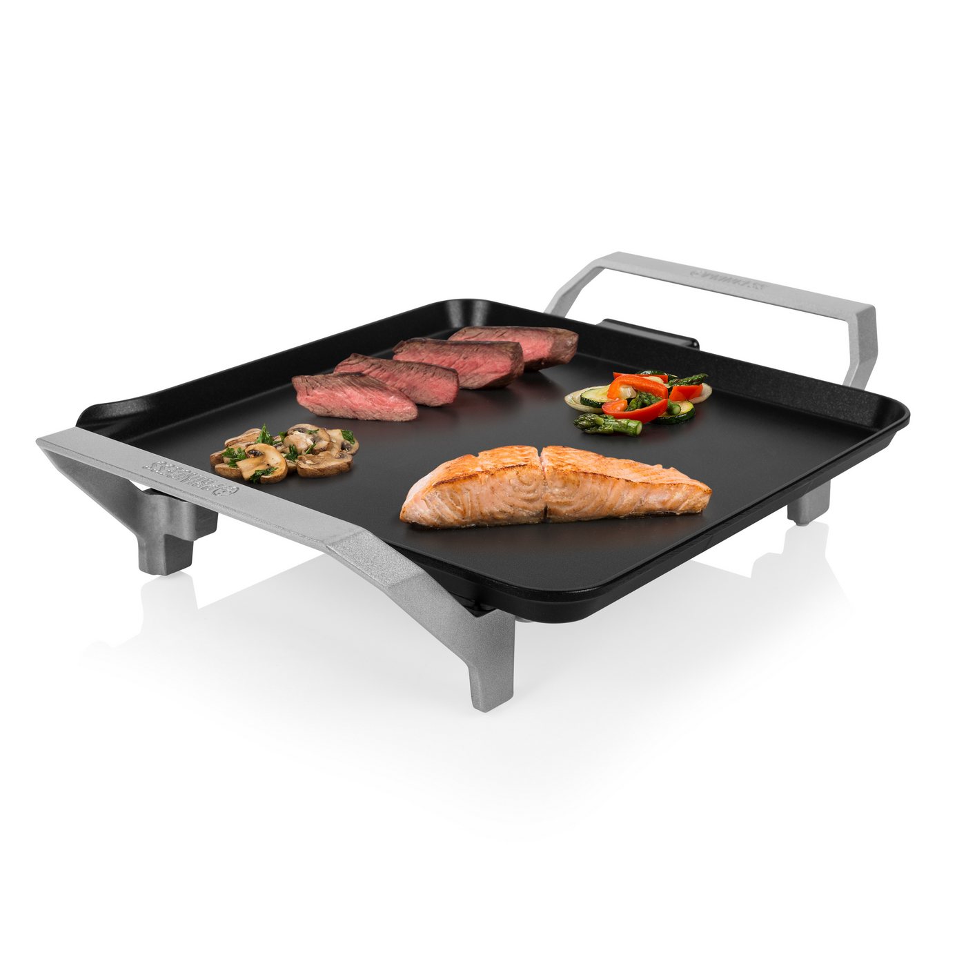 PRINCESS Tischgrill 103090 Table Chef Premium, 1500 W, Quadratische Teppanyaki-Mini-Grillplatte – Hohe Leistung von PRINCESS