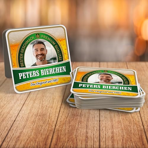 Bierdeckel personalisiert mit Foto & Text | Foto Bierdeckel Set | Stückzahl und Motiv nach Wahl Bierdeckel personalisiert mit Foto & Text | Foto Bierdeckel Set | Stückzahl und Motiv nach Wahl von PRINTALA