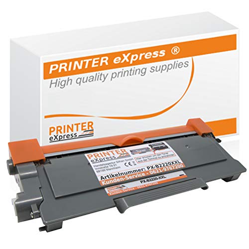 PRINTER eXpress XXL Toner 5.400 Seiten kompatibel mit Brother TN-2220 TN2220 TN-2010 TN2010 für DCP-7055 7057 7060 DCP-7070 HL-2130 HL-2132 HL-2135 HL-2240 HL-2250 HL-2270 MFC-7360 MFC-7460 MFC-7860 von PRINTER eXpress