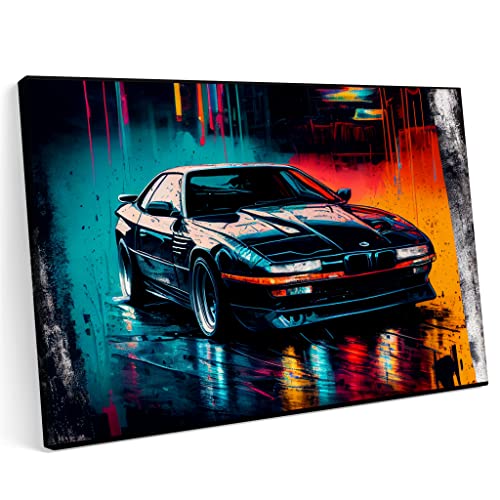 Printonia Bilder Leinwandbild 120x80cm BMW 840 e31 Auto Classic Sport Neon Tuning Printonia Bilder Leinwandbild 120x80cm BMW 840 e31 Auto Classic Sport Neon Tuning von Printonia