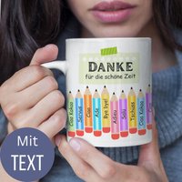Abschiedsgeschenk Für Lehrerin Stifte Mit Widmung Tasse 11-15 Oz Personalisiertes Geschenk Dankeschön Erzieherin Hort Grundschule von PRINTYOUxxx