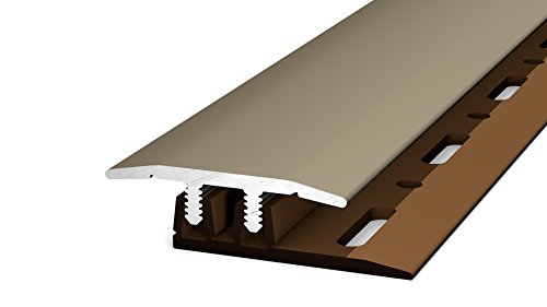 Prinz Profi-Design Übergangsprofil 322 -Für Aufbauhöhen von 4,0-7,5 mm Edelstahl matt 270cm 27 mm von Carl Prinz