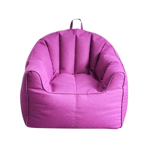 PRIOKNIKO Bean Bag Erwachsene Faule Sofa Einzel Schlafzimmer Tatatami Matte Balkon Lounge Faul Stuhl Ungefüttert 60 * 55 * 68Cm Rosa (Kein Füllstoff) von PRIOKNIKO