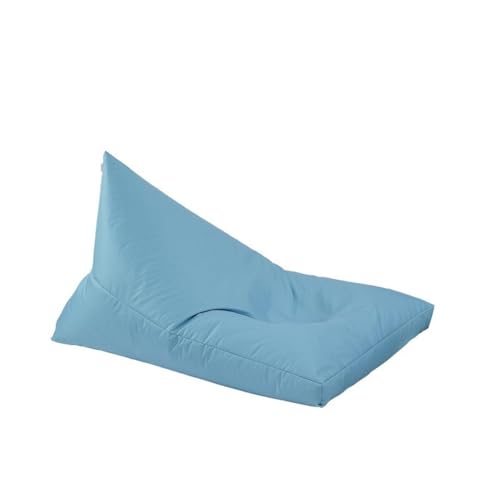 PRIOKNIKO Bubibag Faules Sofa Dreieckiger Sitzsack Lounge Sofa Stuhl Ungefüttert Foot Rest 50 * 30Cm Blau (Kein Füllstoff) von PRIOKNIKO