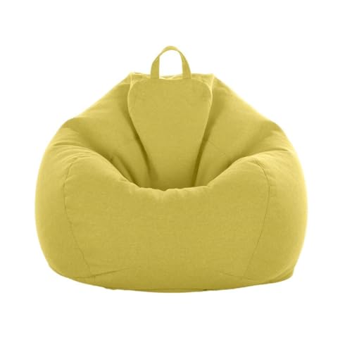 PRIOKNIKO Bubibag Lazy Sofa Bezug Sitzsack Stoff Abdeckung Tatami Matte Sitzsack Sofa Jacke Ungefüttert L:90Cm * 110Cm Grün (Kein Füllstoff) von PRIOKNIKO