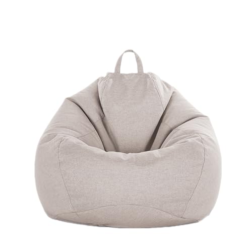 PRIOKNIKO Bubibag Lazy Sofa Sitzsack Tatami Single Wohnzimmer Möbel Sitzsack Ungefüttert 45X30Cm Beige (Kein Füllstoff) von PRIOKNIKO