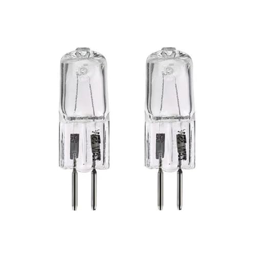 PRIOKNIKO G4 G5.3 Halogenlampe Perle 12V 10W 20W Kristalllampe Mikroskop Instrument Stiftbirne Halogen Wolframlampe,G5,3 (dicke Füße) – 12 V – 35 W von PRIOKNIKO