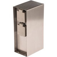 [NEUWERTIG] B-Ware Prios Smarte Steckdosensäule Steckdose Wlan 23cm Edelstahl Tuya Außenbereich von PRIOS