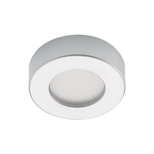 PRIOS LED Deckenleuchte 'Edwina' (Modern) in Alu aus Aluminium u.a. für Badezimmer (1 flammig,) - Lampe, LED-Deckenlampe, Deckenlampe, Badezimmerleuchte von PRIOS