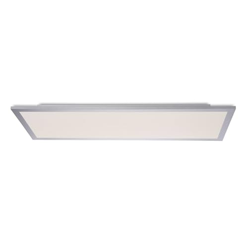 PRIOS LED Panel 'Dinvoris' (Modern) in Alu u.a. für Wohnzimmer & Esszimmer (1 flammig,) - Bürolampe, Deckenlampe, Deckenleuchte, Lampe, Wohnzimmerlampe von PRIOS