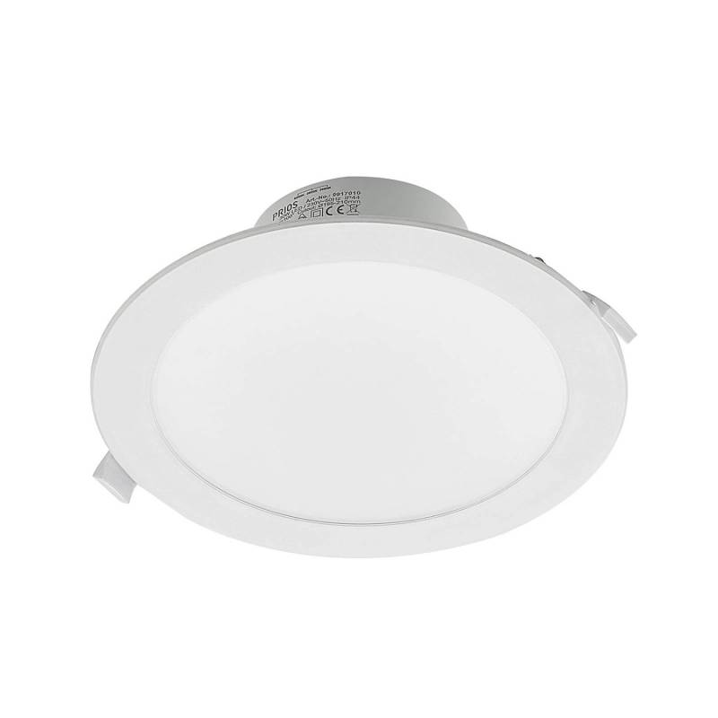 PRIOS LED Rida 9917010 Modern in Weiß aus Aluminium 1-flammig Badezimmerleuchte von PRIOS