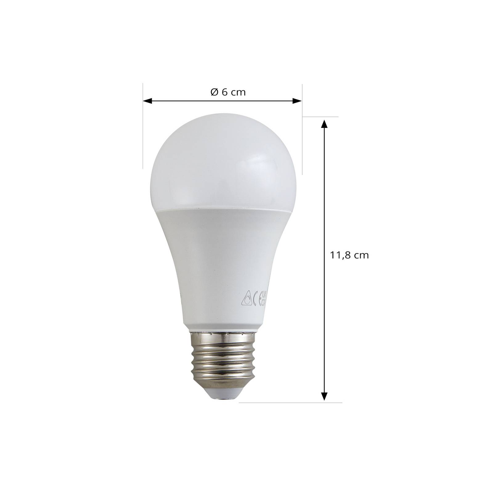 Prios Smart LED-Leuchtmittel E27 A60 9W RGB CCT WiFi Tuya von PRIOS