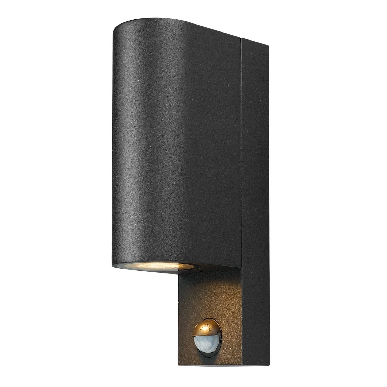 PRIOS Tetje 10004851 mit Bewegungsmelder Modern in Schwarz aus Aluminium 2-flammig GU10 PRIOS Tetje 10004851 mit Bewegungsmelder Modern in Schwarz aus Aluminium 2-flammig GU10 von PRIOS