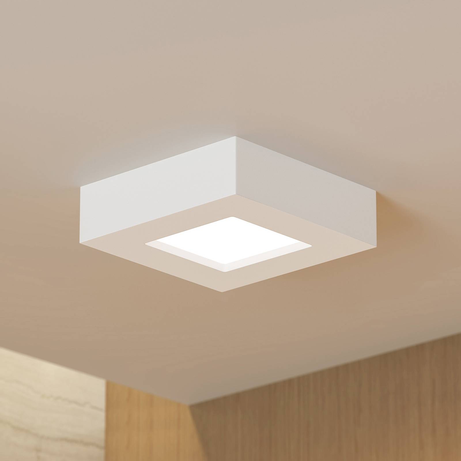 Prios Alette LED-Deckenleuchte, weiß, 12,2 cm von PRIOS