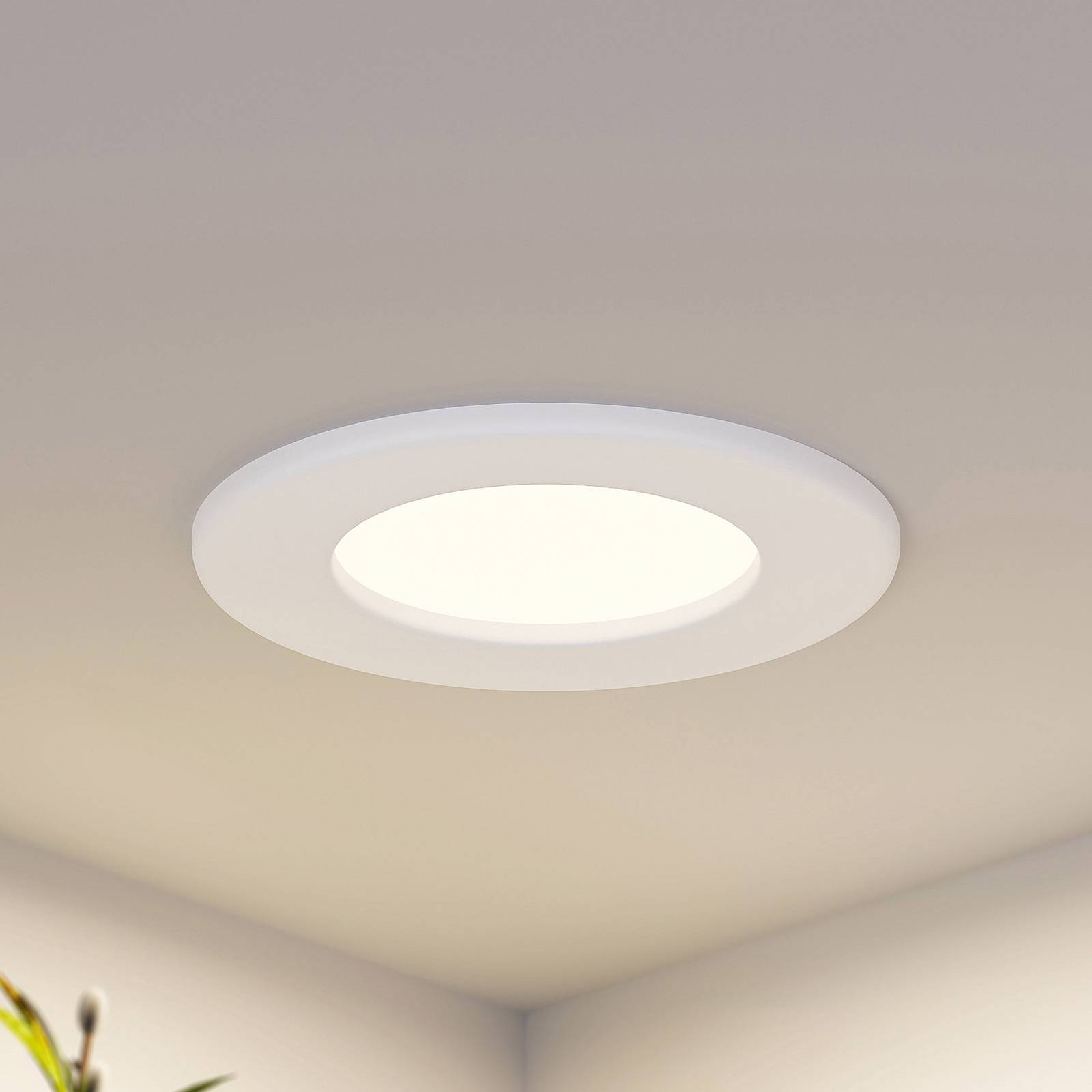 Prios LED-Einbaulampe Cadance, weiß, 12 cm, 2er-Set, CCT Prios LED-Einbaulampe Cadance, weiß, 12 cm, 2er-Set, CCT von PRIOS