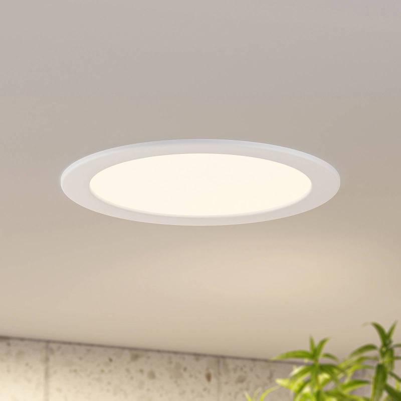 Prios LED-Einbaulampe Cadance, weiß, 24 cm ,10er, dimmbar von PRIOS