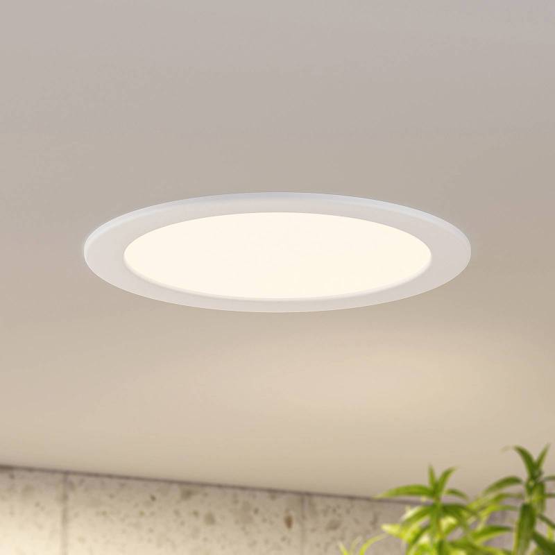 Prios LED-Einbaulampe Cadance, weiß, 24 cm, 3er-Set, CCT von PRIOS