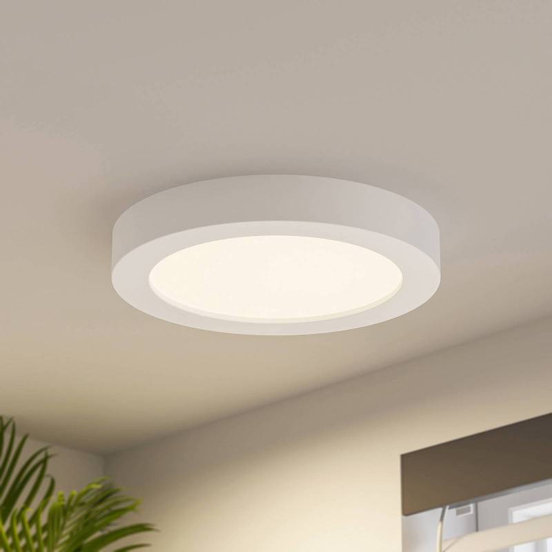 Prios LED-Deckenleuchte Edwina, weiß, 25 cm, 2er-Set von PRIOS