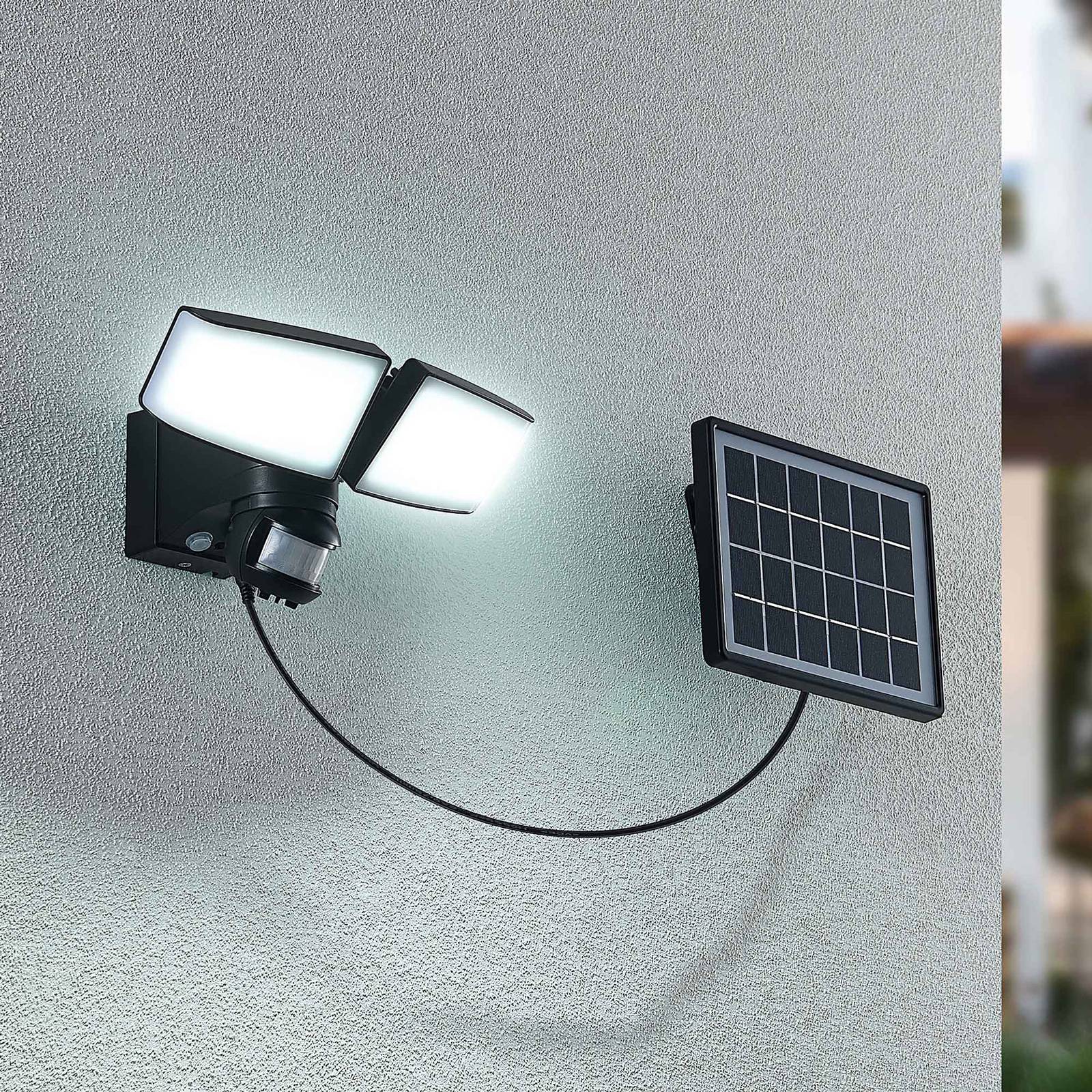 Prios Kalvito LED-Solar-Wandstrahler Sensor, 2-fl. von PRIOS