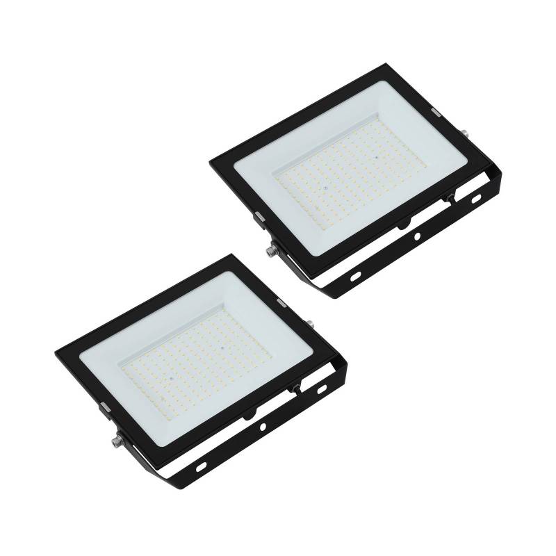Prios LED-Außenstrahler Maikel, 150 W, Metall, 2er-Set von PRIOS