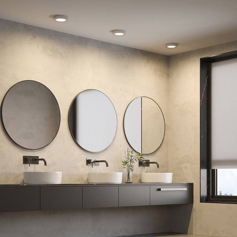 Prios LED-Deckenleuchte Edwina, silber, 18 cm, 3er-Set Prios LED-Deckenleuchte Edwina, silber, 18 cm, 3er-Set von PRIOS