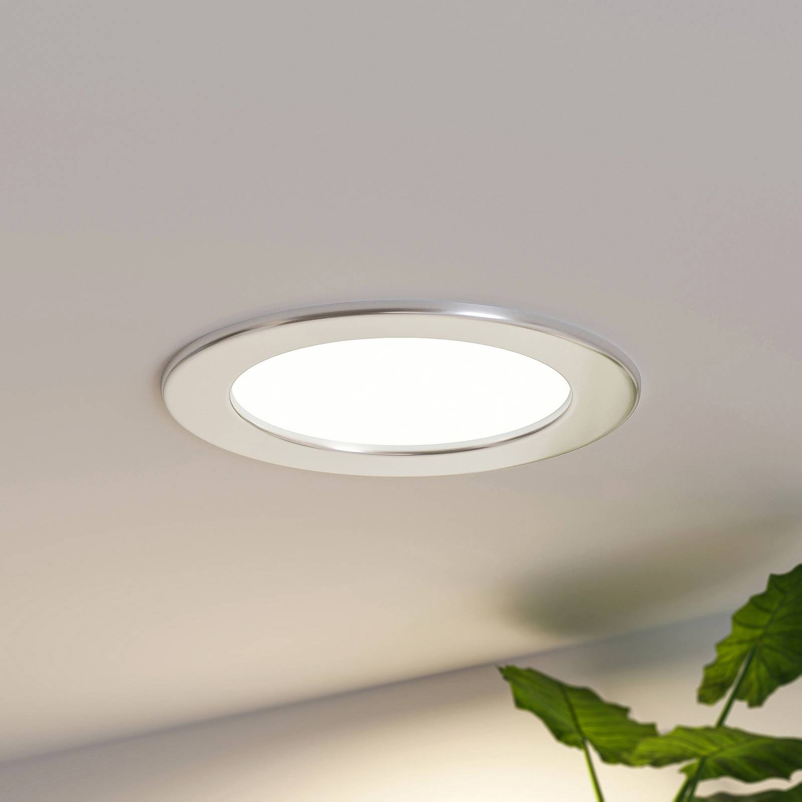 Prios LED-Einbaulampe Cadance, silber, 17cm, 10er-Set, CCT Prios LED-Einbaulampe Cadance, silber, 17cm, 10er-Set, CCT von PRIOS