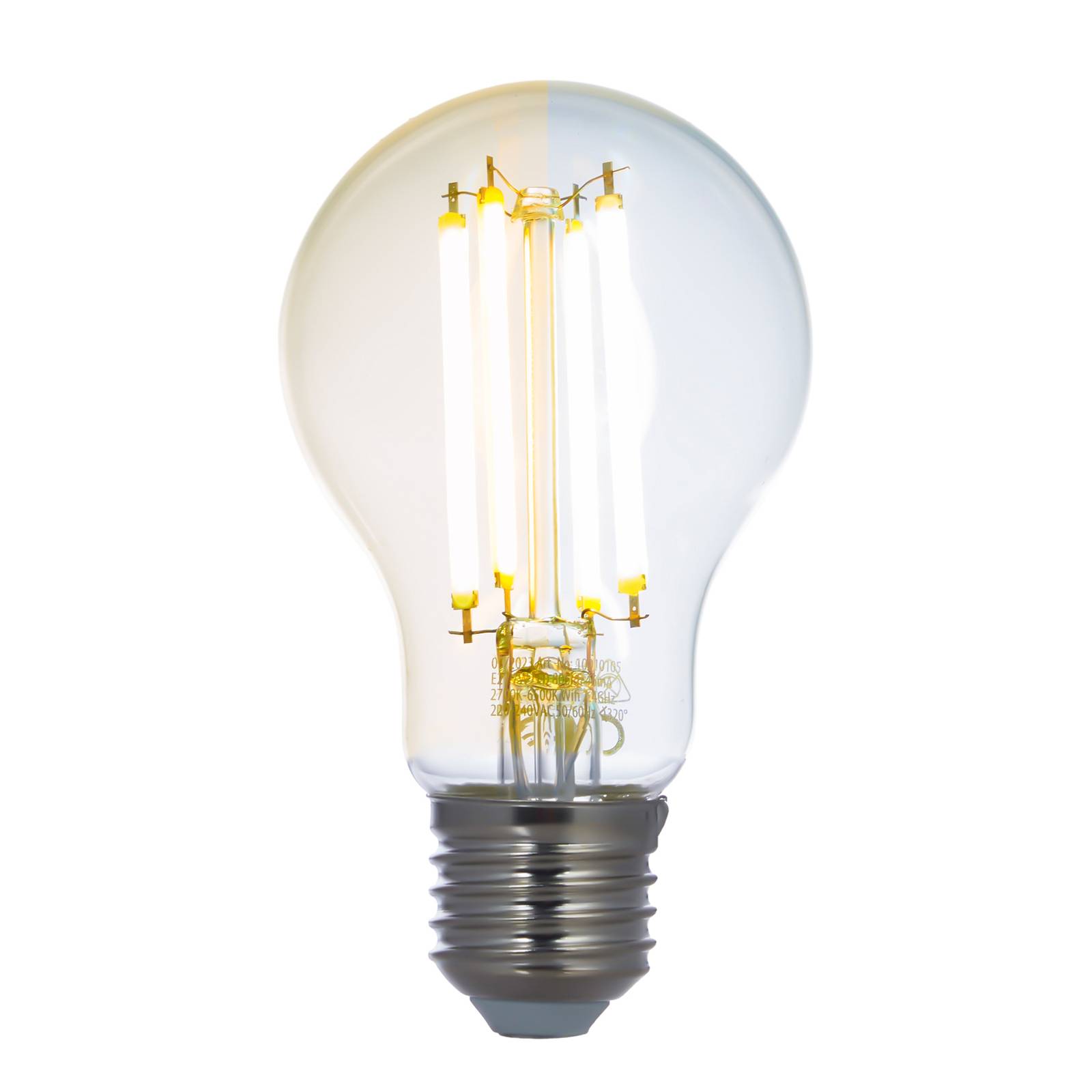 LUUMR Smart LED-Leuchtmittel klar E27 A60 7W Tuya WLAN CCT von LUUMR