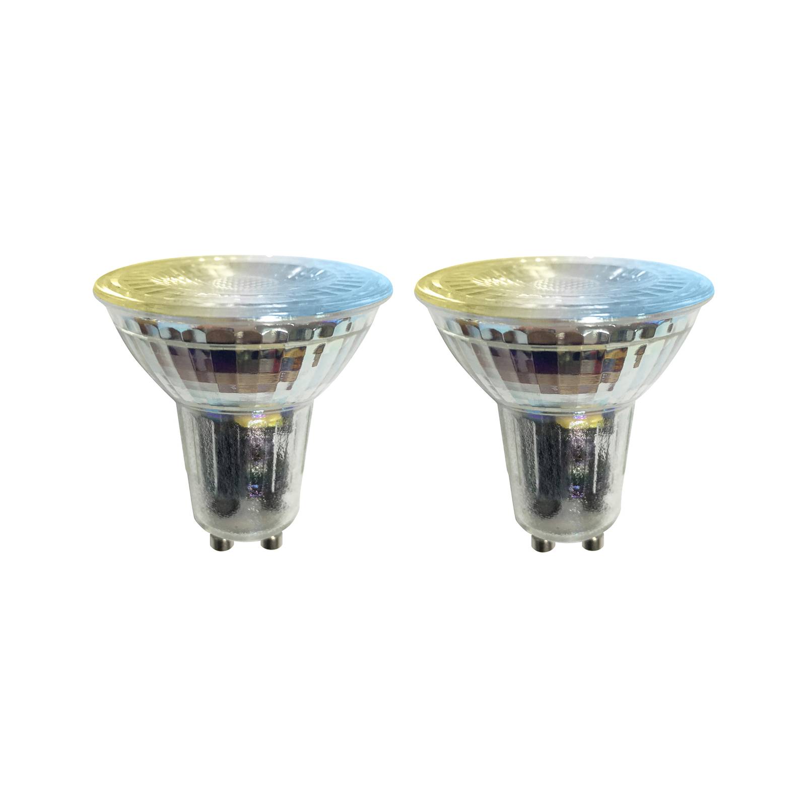 LUUMR Smart LED-Leuchtmittel 2er GU10 Glas 4,7W klar Tuya von LUUMR