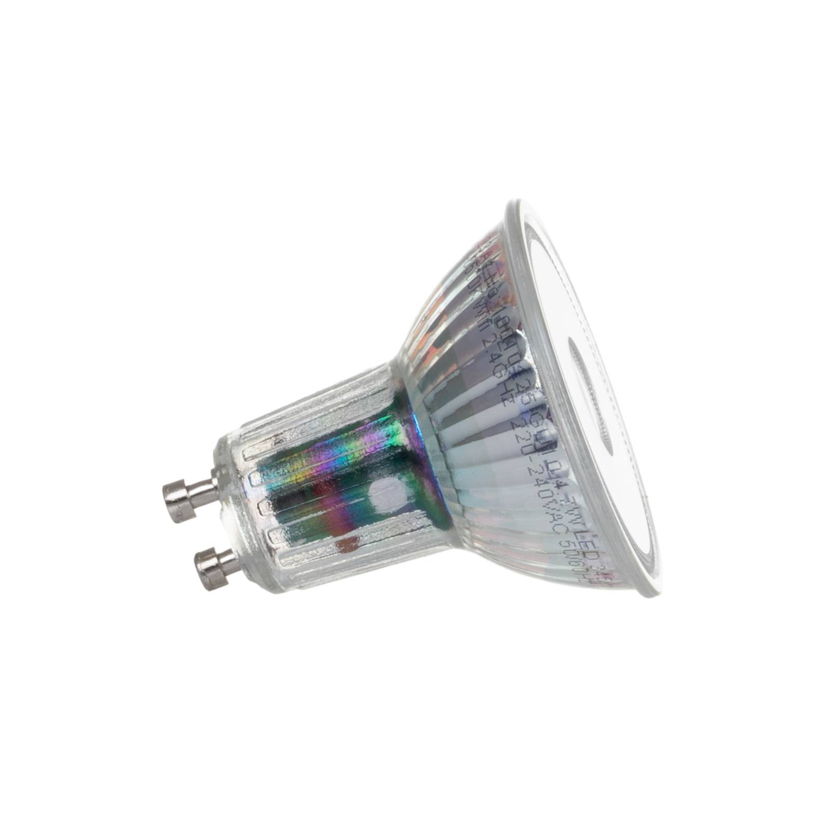 LUUMR Smart LED, GU10, Glas, 4,7W, Tuya, WLAN, klar, CCT von LUUMR