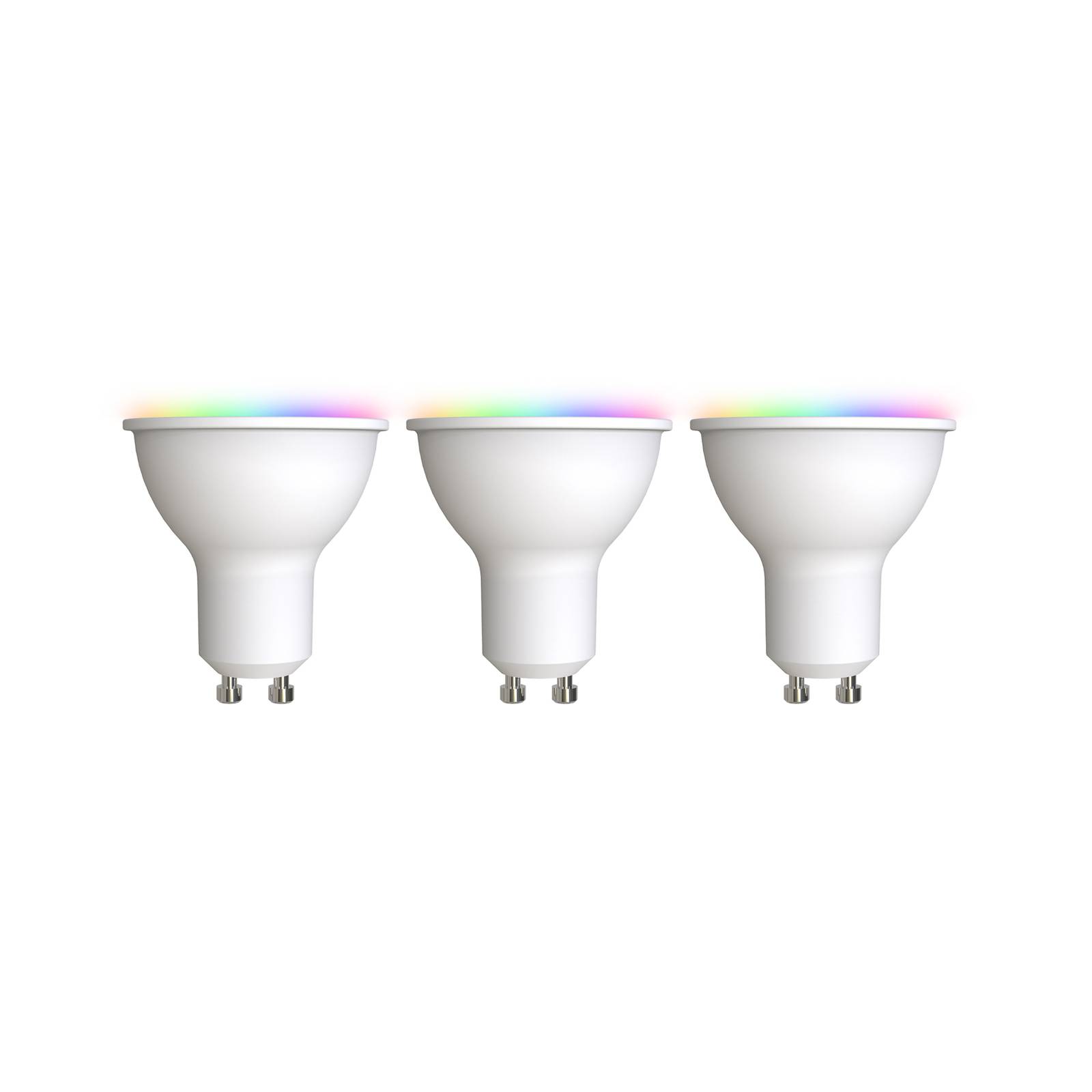 LUUMR Smart LED GU10 Plastik 4,7W RGBW CCT Tuya opal 3er-Set LUUMR Smart LED GU10 Plastik 4,7W RGBW CCT Tuya opal 3er-Set von LUUMR