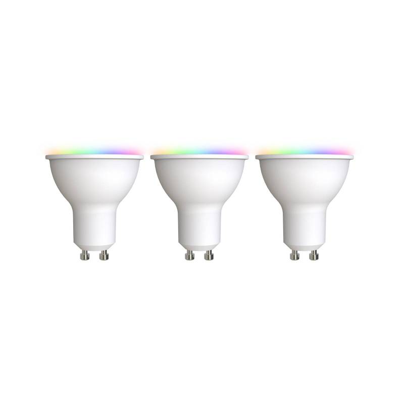 LUUMR Smart LED GU10 Plastik 4,7W RGBW CCT Tuya opal 3er-Set von LUUMR
