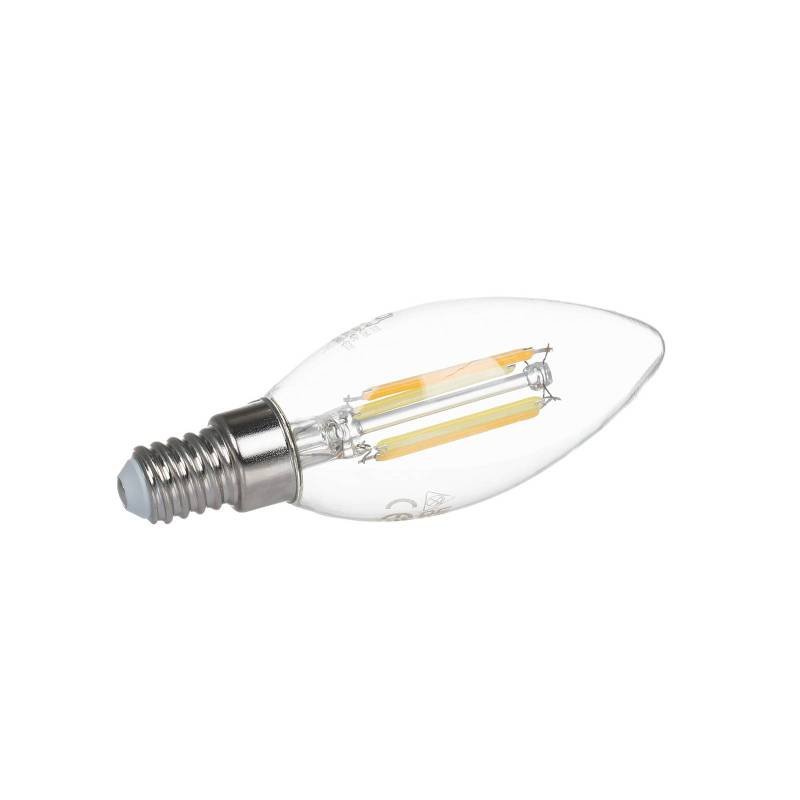 LUUMR Smart LED-Kerzenlampe klar E14 4,2W Tuya WLAN CCT von LUUMR