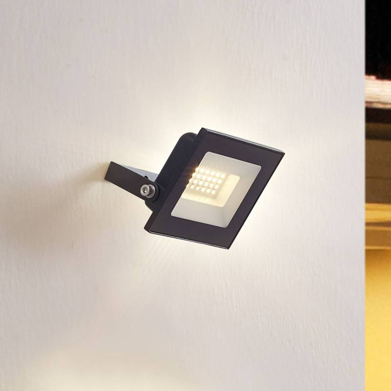 Prios Maikel LED-Außenstrahler, 20W, 1500lm, Metall von PRIOS