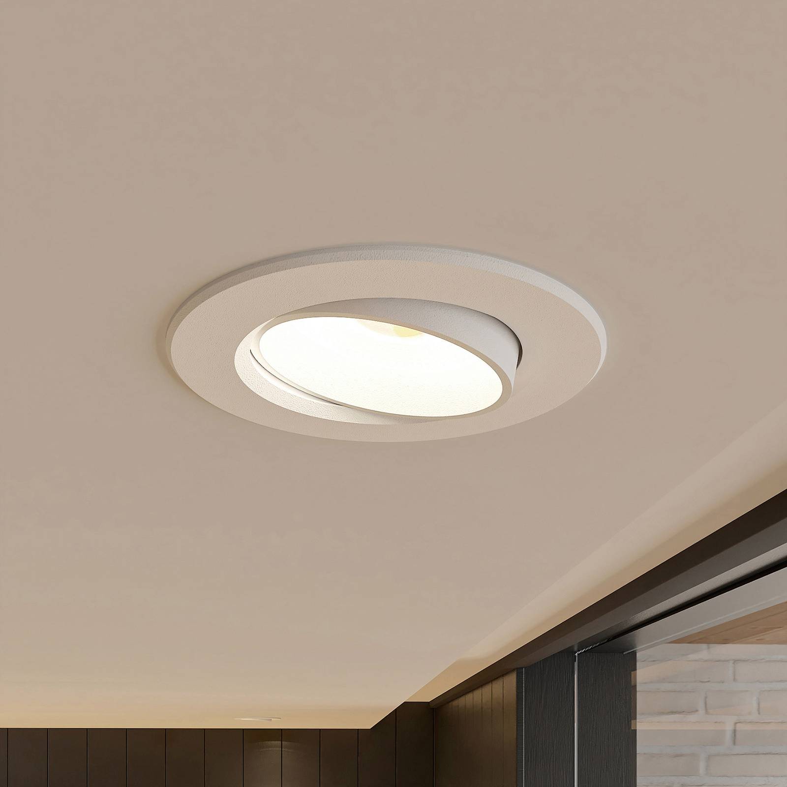 Prios LED-Einbaulampe Shima, weiß, 9W, 3000K, 2er, dimmbar Prios LED-Einbaulampe Shima, weiß, 9W, 3000K, 2er, dimmbar von PRIOS