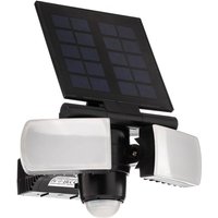 Wrenley LED-Solar-Wandstrahler mit Sensor - Schwarz - Prios von PRIOS