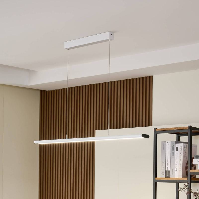 Prios Zyair LED-Büro-Hängeleuchte weiß DALI von PRIOS
