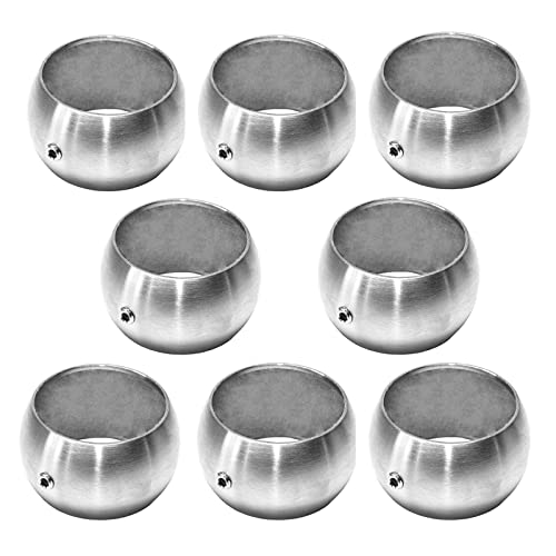 PRIOstahl Kugelring Handlaufhalter Rundrohr Stütze Halter Rohrhalter Ring Handlaufstütze - 8 x Ring Ø 42,4mm für Handläufe Treppengeländer Geländerbau Balkon Terasse aus Edelstahl V2A PRIOstahl Kugelring Handlaufhalter Rundrohr Stütze Halter Rohrhalter Ring Handlaufstütze - 8 x Ring Ø 42,4mm für Handläufe Treppengeländer Geländerbau Balkon Terasse aus Edelstahl V2A von PRIOstahl