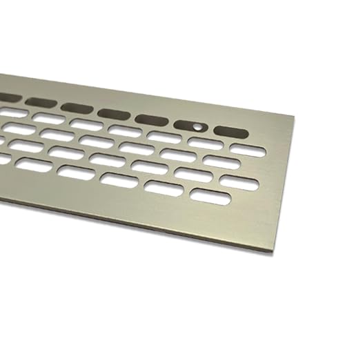 Lüftungsgitter Aluminium | 80mm x 480mm | Farbe: Edelstahl - gebürstet | Lüftungs Gitter Alu | Stegblech | Belüftungsgitter | Heizungsgitter | Belüftungsgitter/Lüftung Lüftungsgitter Aluminium | 80mm x 480mm | Farbe: Edelstahl - gebürstet | Lüftungs Gitter Alu | Stegblech | Belüftungsgitter | Heizungsgitter | Belüftungsgitter/Lüftung von PRIOstahl