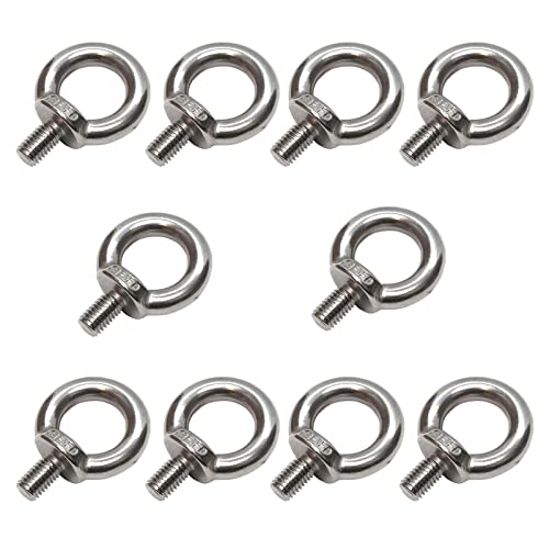 PRIOstahl® RINGSCHRAUBE Edelstahl V4A Ringbolzen Ringschrauben | M6-10 Stück von PRIOstahl