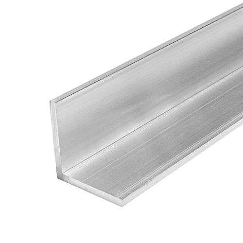 PRIOstahl Aluminiumwinkel Aluwinkel Winkel Winkelprofil L-Profil Aluprofil Eckschiene gleichschenklig - 60 x 60 x 4 mm Länge: 2000 mm EN AW-6063 t6 Schutz für Ecken Kanten Kreativbau aus Aluminium von PRIOstahl