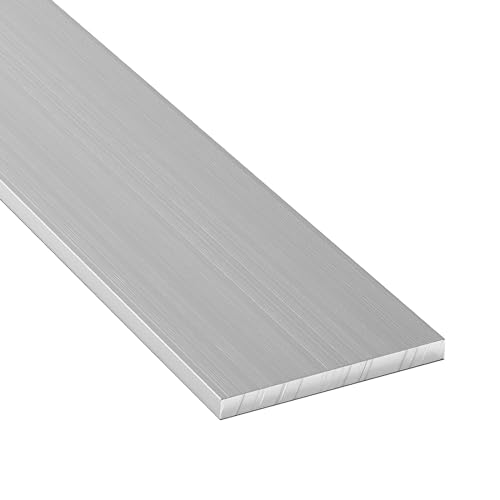 PRIOstahl Flachprofil Aluminiumstange Flachstange Flachmaterial Aluprofil - Ausführung: 20 x 5mm Länge: 2000mm x 1 Stück Alu Flach Profil Stange Schiene Schweißbar EN AW-6060 T6 aus Aluminium von PRIOstahl