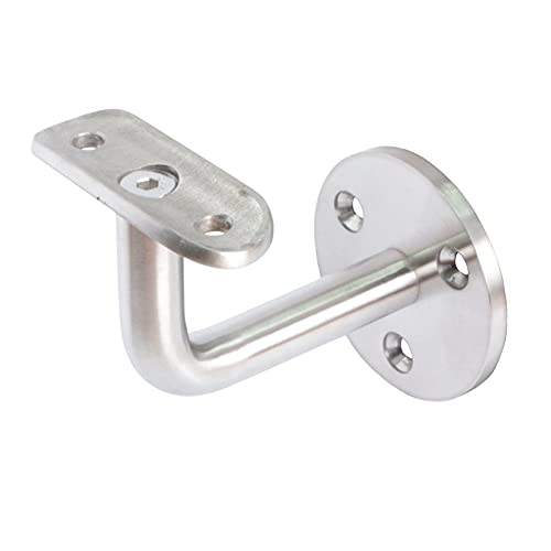 PRIOstahl Handlaufhalter Handlauf Wandhalter Handlaufstütze - 1 x Handlaufträger an die Wand für 42,4 mm Rundrohr mit 3-Loch Befestigung zum Anschrauben aus Edelstahl V2A Geländer Rohr Treppe PRIOstahl Handlaufhalter Handlauf Wandhalter Handlaufstütze - 1 x Handlaufträger an die Wand für 42,4 mm Rundrohr mit 3-Loch Befestigung zum Anschrauben aus Edelstahl V2A Geländer Rohr Treppe von PRIOstahl