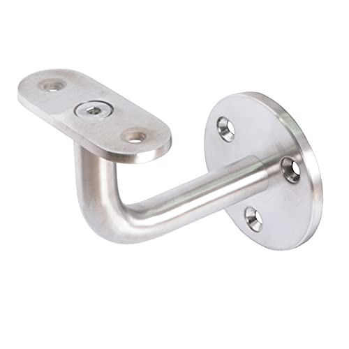 PRIOstahl Handlaufhalter Handlauf Wandhalter Handlaufstütze - 2 x Handlaufträger Flach an die Wand zum Anschrauben an Vierkantrohr mit 3-Loch Befestigung aus Edelstahl V2A Geländer Rohr Treppe PRIOstahl Handlaufhalter Handlauf Wandhalter Handlaufstütze - 2 x Handlaufträger Flach an die Wand zum Anschrauben an Vierkantrohr mit 3-Loch Befestigung aus Edelstahl V2A Geländer Rohr Treppe von PRIOstahl