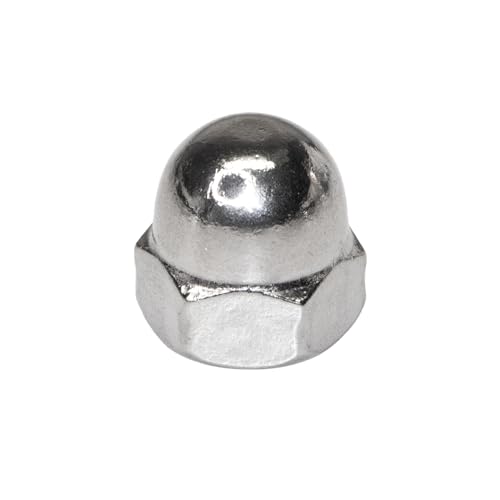 PRIOstahl Hutmuttern Sechskantmuttern Kappenmutter hohe Form x 100 Stück Größe: M10 DIN1587 als Abdeckkappen Abdeckschutz für Schrauben Gewindestangen & Gewindebolzen Rostfrei aus Edelstahl V2A PRIOstahl Hutmuttern Sechskantmuttern Kappenmutter hohe Form x 100 Stück Größe: M10 DIN1587 als Abdeckkappen Abdeckschutz für Schrauben Gewindestangen & Gewindebolzen Rostfrei aus Edelstahl V2A von PRIOstahl