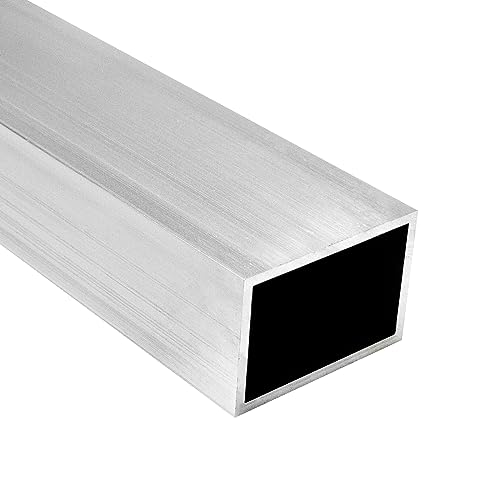 PRIOstahl Rechteckrohr Aluminiumrohr Alu-Rohr Hohlprofil Rechteckprofil Rechteck - 1 x Rohr Größe: 100 х 20 х 2 mm Länge: 2000 mm EN AW-6063 t6 ohne Schweißnaht für Kreativbau aus Aluminium von PRIOstahl