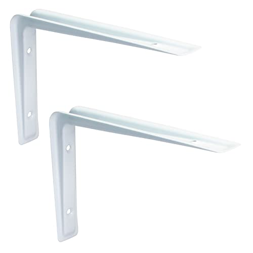 PRIOstahl Regalträger Stahlwinkel Regalwinkel Regalhalterung Regalkonsole Regalbodenträger - 2 x Träger 82 x 120 mm in Weiß für Regale Regalsystem Wand Winkel Wandregal Wandkonsole aus Stahl PRIOstahl Regalträger Stahlwinkel Regalwinkel Regalhalterung Regalkonsole Regalbodenträger - 2 x Träger 82 x 120 mm in Weiß für Regale Regalsystem Wand Winkel Wandregal Wandkonsole aus Stahl von PRIOstahl