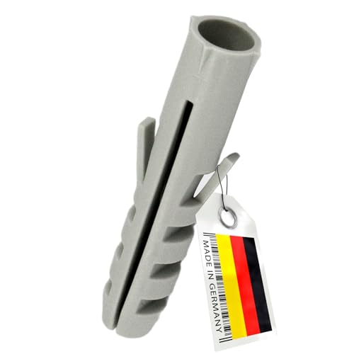 PRIOstahl Spreizdübel Nylondübel Allzweckdübel Schraubendübel PROFI-Dübel 100 x Dübel Durchmesser: 6 x 30 mm aus PE-Qualität zur Befestigung in Beton Vollziegel Hochlochziegel Gasbeton uvm. von PRIOstahl