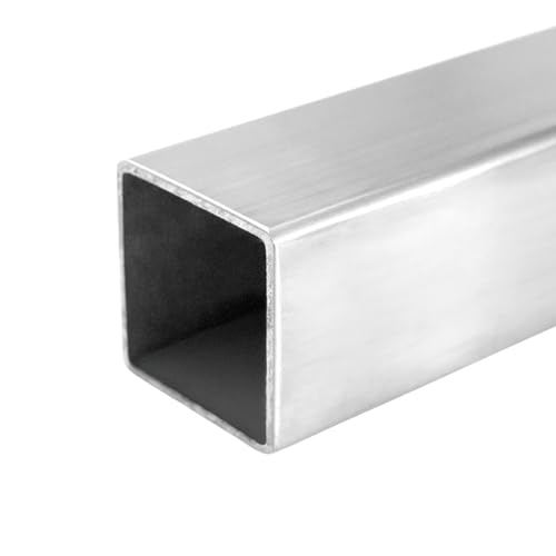 PRIOstahl Vierkantrohr Edelstahlrohr Quadratrohr Vierkantprofil Hohlprofil - 1 x Rohr Größe: 40 x 40 x 2 mm Länge: 2000 mm Geschliffen für Geländerbau Industriebau Möbelbau Rostfrei aus Edelstahl V2A PRIOstahl Vierkantrohr Edelstahlrohr Quadratrohr Vierkantprofil Hohlprofil - 1 x Rohr Größe: 40 x 40 x 2 mm Länge: 2000 mm Geschliffen für Geländerbau Industriebau Möbelbau Rostfrei aus Edelstahl V2A von PRIOstahl